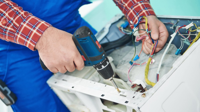 Güngören Finlux Finlux çamaşır makinesi kart tamiri – Su almama arızası orijinal parça ile giderildi. - Teknik servis örneği